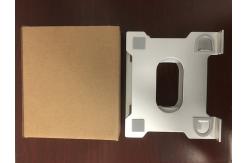 China Anodizing 3.0mm Laptop Cooling Stand Silver Aluminum Foldable Tablet Holder supplier