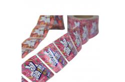 China printed self adhesive labels on a roll label sticker manufacturer supplier