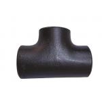 Forging Reducing Equal Tee Carbon Steel Weld Fittings Sand Blasting Surface Treatment for sale