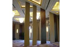 China 100MM Thickness Sliding Partition Walls / Sound Proof Operable Movable Partition Wall supplier