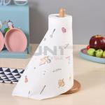 Multi Purpose Disposable Kitchen Spunlace Nonwoven Fabric Printing Pattern Paper Towel