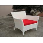 Hand-Woven Poly Rattan Garden Dining Sets With White Cushion