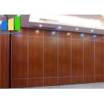 Convention Center Acoustic Wood Surfaced Movable Wall Partition System