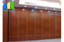 China Convention Center Acoustic Wood Surfaced Movable Wall Partition System supplier