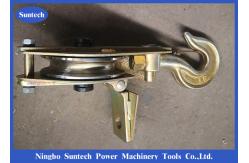 China Single Sheave Tower Erection Stringing Tools Steel Pulley Block For Lifting / Hoisting supplier