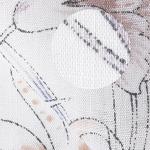 124×76 Printed Cotton Slub Fabric 103gsm Ditsy Floral Dress Fabric for sale