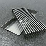 Stainless Steel Deodorant Shower Floor Drain Linear With Removable Heel Guard Grate for sale