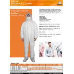 Food Industry Disposable Protective Coverall Nonwoven SPP Disposable Body Suit for sale