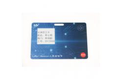 China Security Positioning Ble Beacon Card 7816 interface With OTP Display supplier