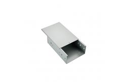 China Customizable Height Slotted Cable Tray 3m with Silver Finish and Fire Resistance supplier