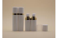 China Screw Pump Refillable Plastic Spray Bottles For Cosmetic Cream Containers supplier