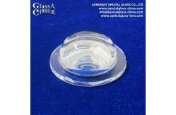 China Custom UV Resistant Borosilicate Glass Light Cover For Industrial Lighting supplier