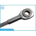 1x7 Stainless Steel Wire Rope Keyring Nylon Coated Cable Keychains for sale