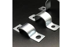 China Steel EMT Strut Pipe Clamps Conduit Hanger Pipe Saddle Clamp supplier