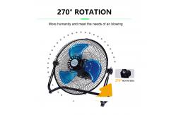 China Chargeable Solar Powered Panel Fan 12W AC Charging 3 Durability Eco Friendly supplier