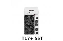 China USB3.1 T17+ 55T 2750W Antminer Bitcoin Miner supplier