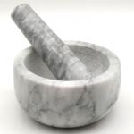 Marble Stone Mortar And Pestle Set For Herb Spice Crushing Grinding for sale