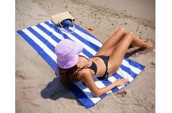 China Soft And Stylish Printed Beach Towel Rectangular And Luxurious supplier