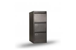 China Black White Waterproof  Sturdy 3 Layers Lateral File Cabinet supplier