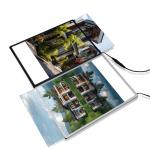 Ultra-Thin Glass LED Light Box 5.76W Power Consumption 80000hrs Life Span for sale