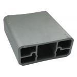Aluminum Sliding Windows Aluminium Industrial Profile With Security Bars / Interior