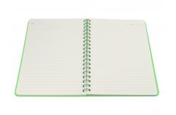 China Promotional Spiral Bound Book Printing Double Metal Decoration 8X10 supplier