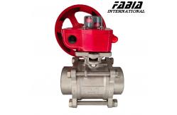 China DN65 Manual Turbine Ball Valve For Superior Performance And Durability supplier