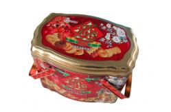 China 390g Gift Tin Cans With Handle Clasp 5L Metal Gift Tin Box supplier