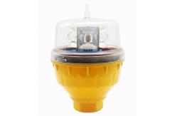 China Solar Powered Double LED Aviation Obstruction Light ICAO Lithium Ion Battery supplier