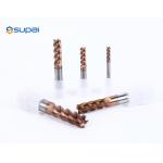 Stainless Steels CNC Lathe Machining End Mills With Customized Overall Length for sale