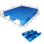 1000x800 Stackable Plastic Pallet HDPE Moisture Resistant For Medical for sale