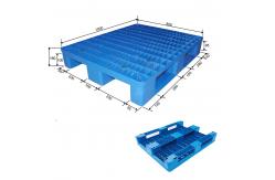 China 1000x800 Stackable Plastic Pallet HDPE Moisture Resistant For Medical supplier
