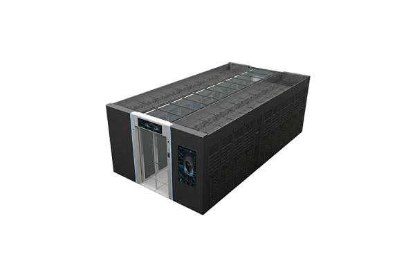 18 Rack Cold Air Containment Digital Data Center With In Row ACs 30KVA