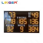 LED Cricket Scoreboard With 8mm Acrylic Board Front Face for sale