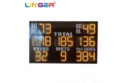 China LED Cricket Scoreboard With 8mm Acrylic Board Front Face supplier