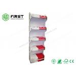 Supermarket Paper Cardboard Floor Display Stand Waterproof Glossy / Matt Lamination