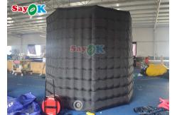 China Anti - Ruptured LED Light Inflatable Photo Booth Enclosure Tent For Wedding supplier