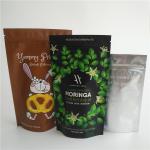 Mylar Paper Stand Up Pouch Zipper Gravure Printing Plastic Package Bag With Logos