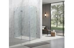 China Elegant Corner Shower Enclosure With 8mm Tempered Glass And Hinge supplier