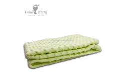 China Custom Super Soft Wave Point Winter Autumn Minky Dots Blanket For Children ODM OEM supplier