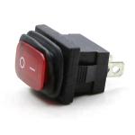 Flat Button Carling Style Red Led Rocker Switch Waterproof 13A For Car Boat for sale