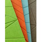 Carving Felt Acoustic PET Panel Polyester Fiber Wall Board for sale
