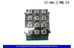 China Phone Booth Usb Industrial Numeric Keypad Metal With 12 Blue Backlight Keys supplier