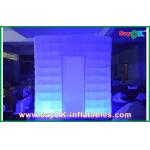 Small Photo Booth 2.4m X 2.4m X 2.4m Inflatable Mobile Photobooth With Led Lighting for sale