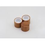 Bamboo Covered Plastic Screw Cap With Insert For Bottles 24mm