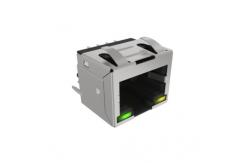 China RJE881882410 Connectors EMI-Quiet Modular Jack Connectors With Integrated LEDs supplier