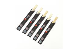 China Customized Sushi Custom Logo Bamboo Chopsticks Individual Wrapping supplier