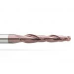 2 Flutes Solid Carbide Tapered End Mill Wood Tapered Milling Cutter Bit for sale