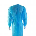 Impervious Hospital Disposable Gown Bule For Electronic Manufacturing for sale