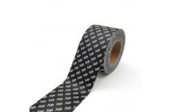China Custom Printed Single Side Black Kraft Paper Tape For Carton Sealing supplier